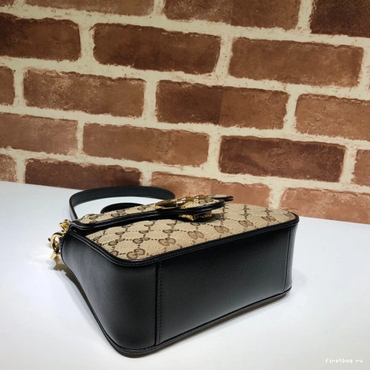 First bag ru GUCCI mini Marmont bag handle top GG 0730